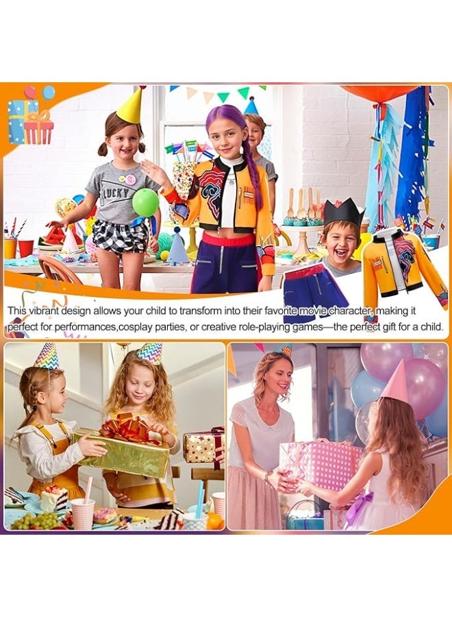 Kids Costumes Cosplay Girls Pop Singers Halloween Party Outfits Anime Christmas Party Carnival Uniform for Kids - Image 5